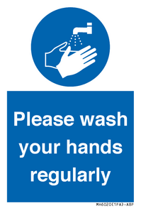Please wash your hands regularly